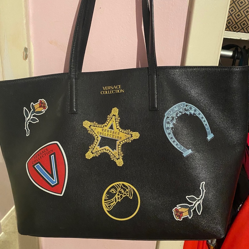 Versace collection tote bag